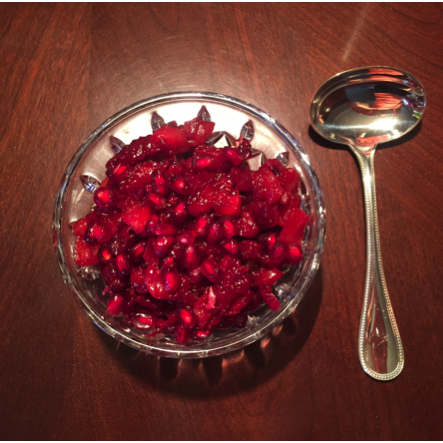 cranberry apple pomergranate relish